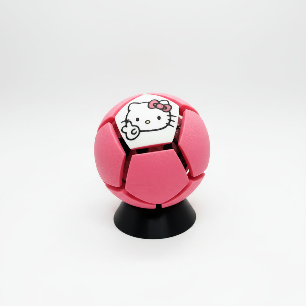 12 x Clicky Ball Fidget Stress Relief - Helo Kitty