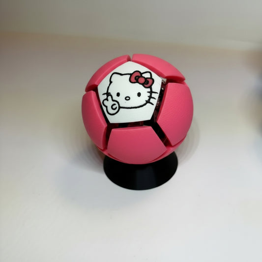 12 x Clicky Ball Fidget Stress Relief - Helo Kitty