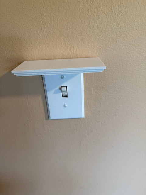 Light Switch Ledge Key Shelf — 3D Printed Hidden Key Holder & Catchall