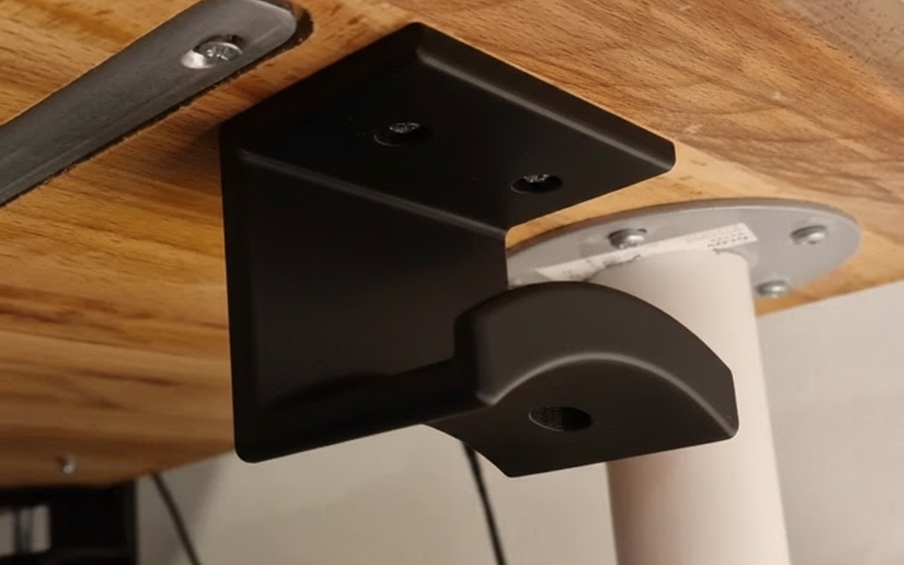 HideAway Headphone Hanger — Under-Desk Cable Management